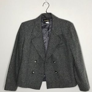 Requirements Petite wool blend mark  blazer